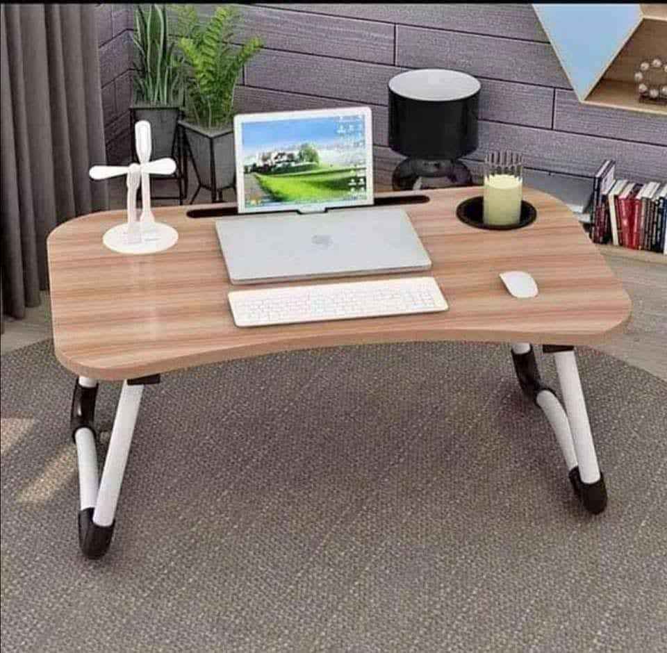 Mesa plegable para laptop CON 4 PUERTOS USB + ventilador CALIDAD