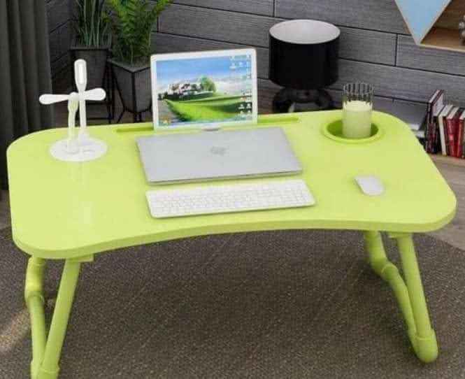 Mesa plegable para laptop CON 4 PUERTOS USB + ventilador CALIDAD