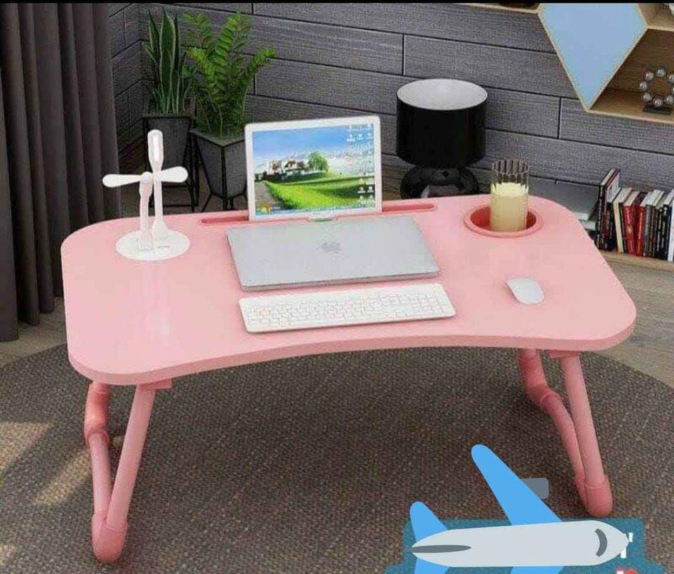 Mesa plegable para laptop CON 4 PUERTOS USB + ventilador CALIDAD